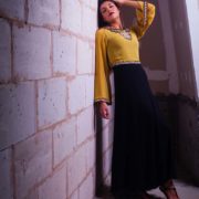 Banni | Black and Yellow Gown