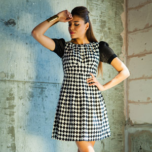 Sogath | Checkered Chic Short Dress