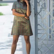 Zora | Retro Silk Short Dress